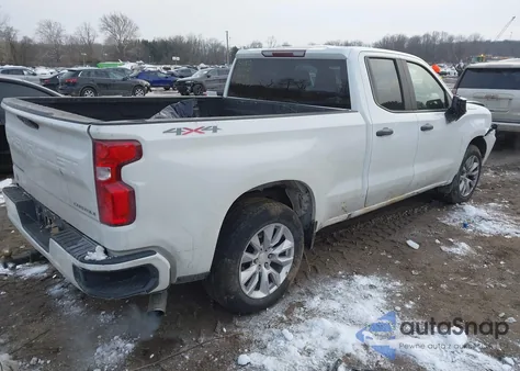 2019 Chevrolet Silverado 1500 Custom из США, поврежденный, VIN 1GCRYBEH0KZ370731
